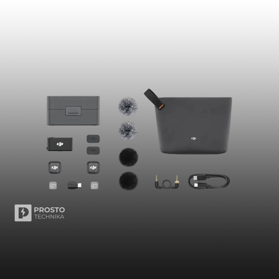 Микрофон DJI Mic 3 (2 TX + 1 RX + Charging Case)